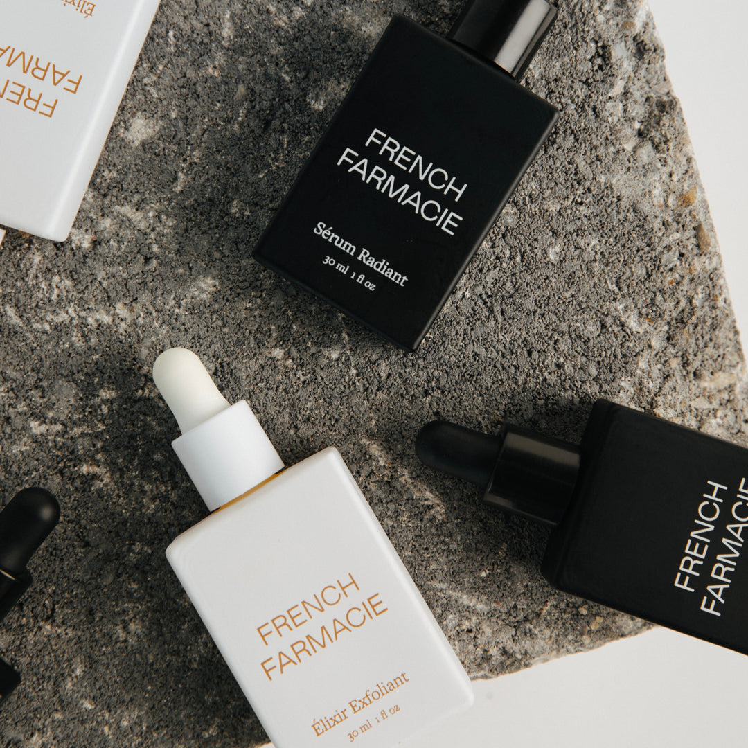 glowing skincare routine Le Duet skincare set