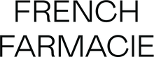 Black text 'FRENCH FARMACIE' on a white background